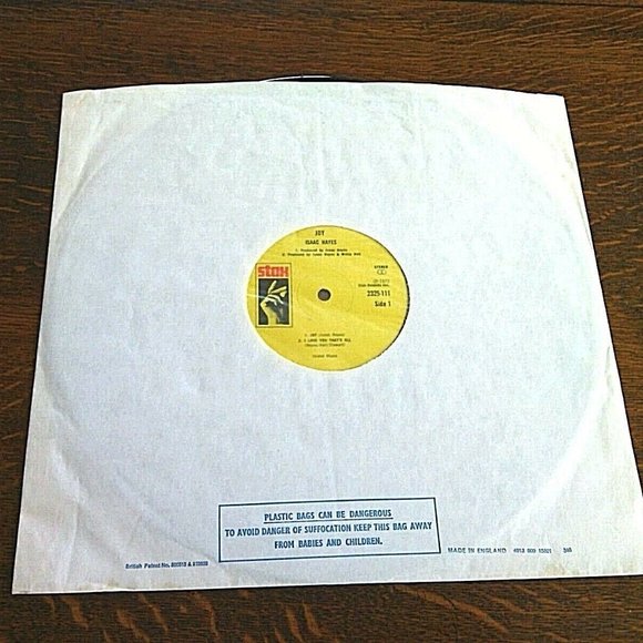 Vintage Vinyl LP Isaac Hayes Joy Stax Records Import Shaft Soul Album 2325 -111 - Picture 10 of 16
